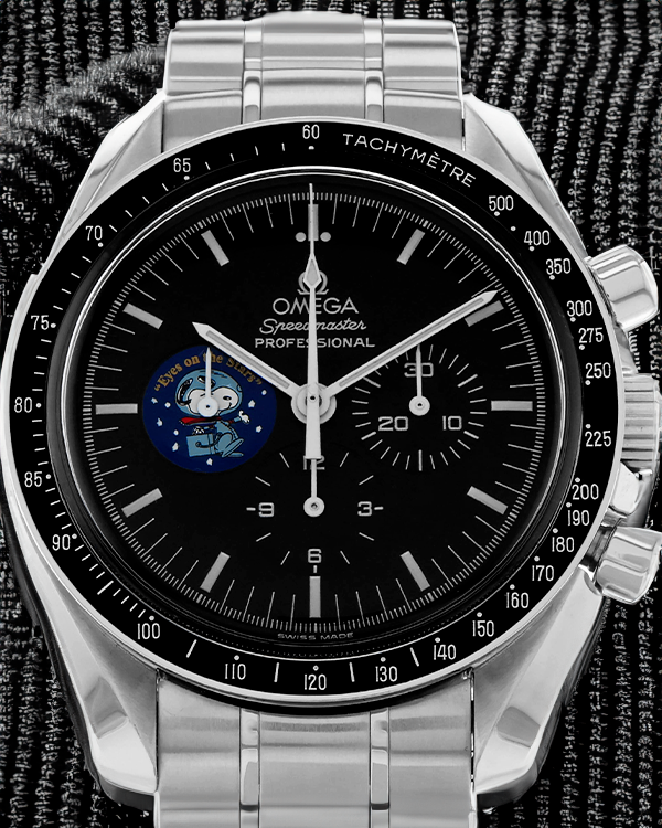 Omega Speedmaster Professional Moonwatch "Snoopy" 42MM Black Dial Steel Bracelet (3578.51.00)