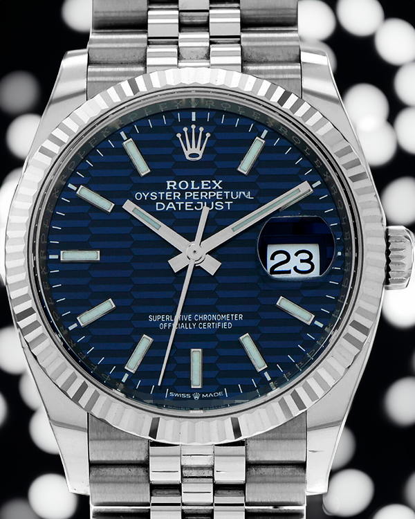 2022 Rolex Datejust 36MM Blue Dial Oystersteel Jubilee Bracelet (126234)