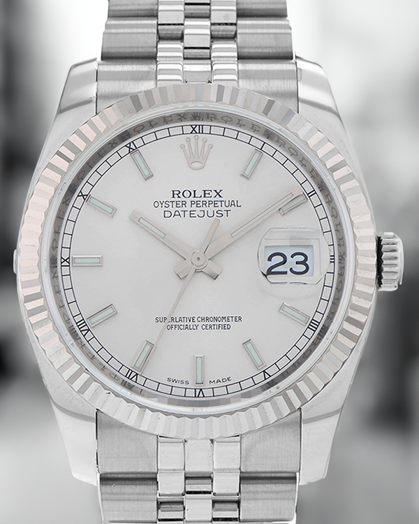 Rolex Datejust 36MM Silver Dial Steel Jubilee Bracelet (116234)