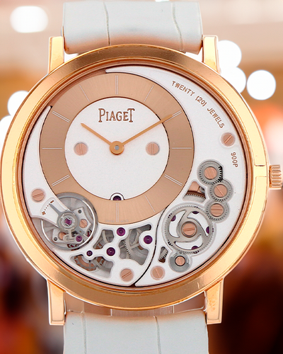 2022 Piaget Altiplano 38MM White Dial Leather Strap (G0A42110)