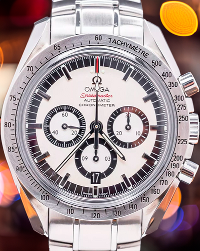 Omega Speedmaster "Michael Schumacher Legend" 42MM Silver Dial Steel Bracelet (3506.31.00)