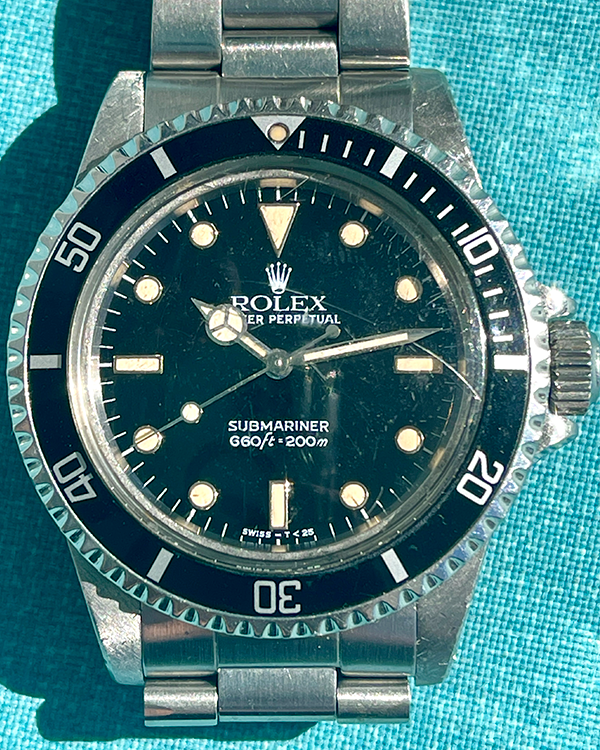 1983 Rolex Submariner No-Date Vintage 40MM Black Dial Steel Bracelet (5513)