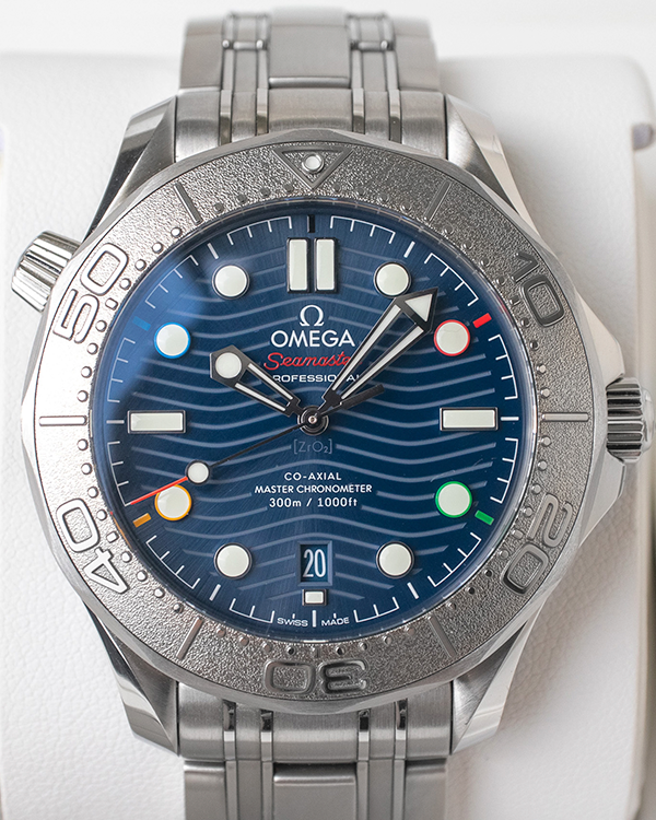 2022 Omega Seamaster Diver 300M "Beijing" 42MM Blue Dial Steel Bracelet (522.30.42.20.03.001)