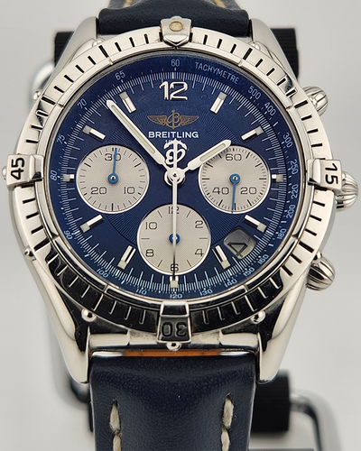 2019 Breitling Chrono Cockpit Steel Blue Dial (A30012)