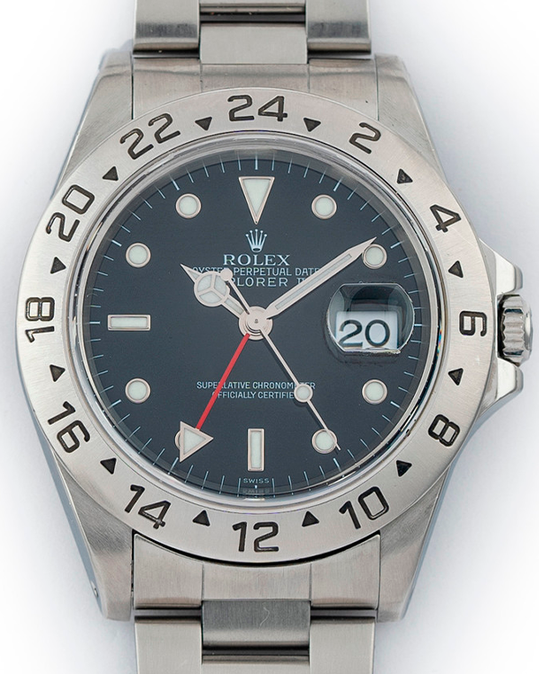 1999 Rolex Explorer II 40MM Black Dial Oyster Bracelet (16570)