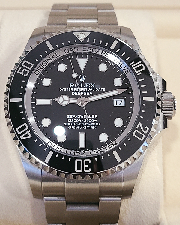 2024 Rolex Sea-Dweller Deepsea 44MM Black Dial Steel Bracelet (136660)