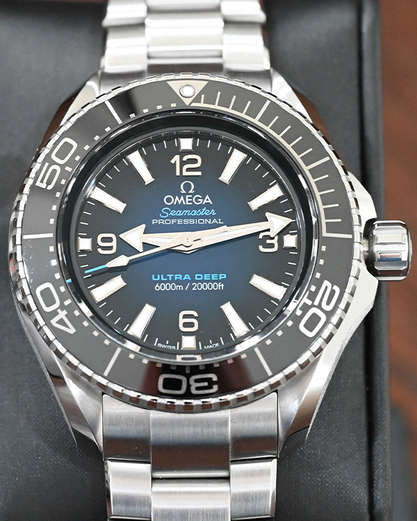 2023 Omega Semaster Planet Ocean Ultra Deep 6000M 45.5MM Blue Dial Steel Bracelet (215.30.46.21.03.001)