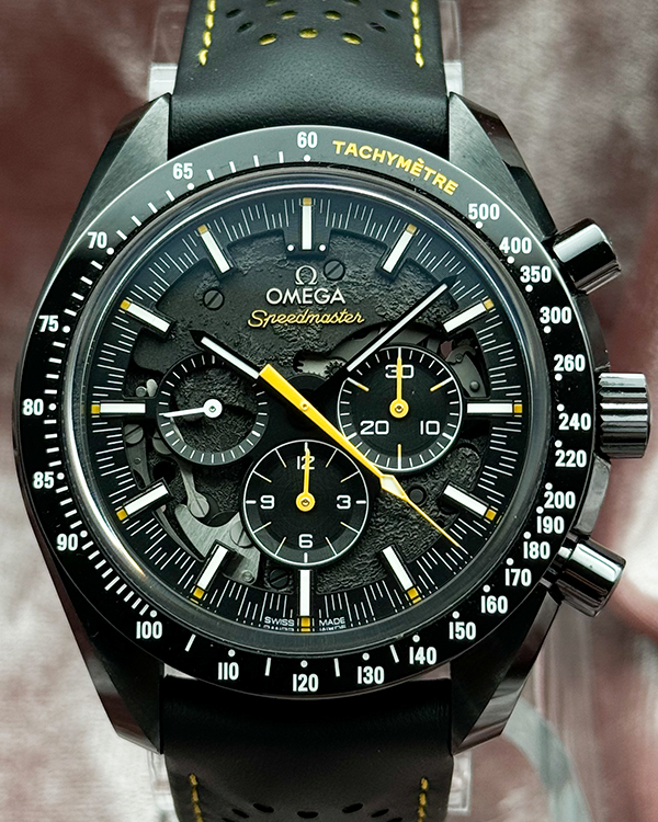 2023 Omega Speedmaster Dark Side Of The Moon Chronograph "Apollo 8" 44.25MM Black Dial Leather Strap (311.92.44.30.01.001)