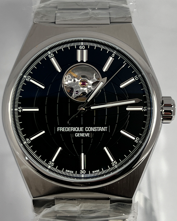 Frederique Constant Highlife 41MM Black Dial Steel Bracelet (FC-310B4NH6B)