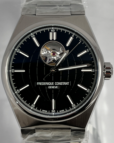 2024 Frederique Constant Highlife 41MM Black Dial Steel Bracelet (FC-310B4NH6B)