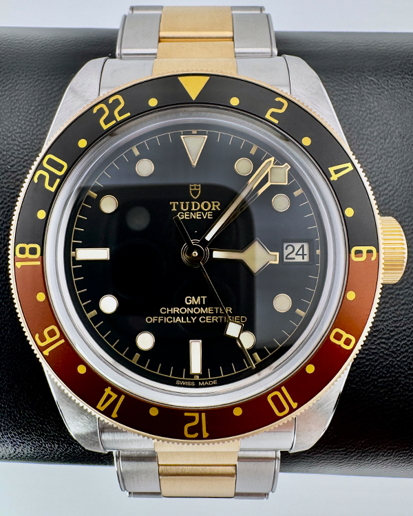 No Reserve - 2024 Tudor Black Bay GMT S&G 41MM Black Dial Two-Tone Bracelet (79833MN)