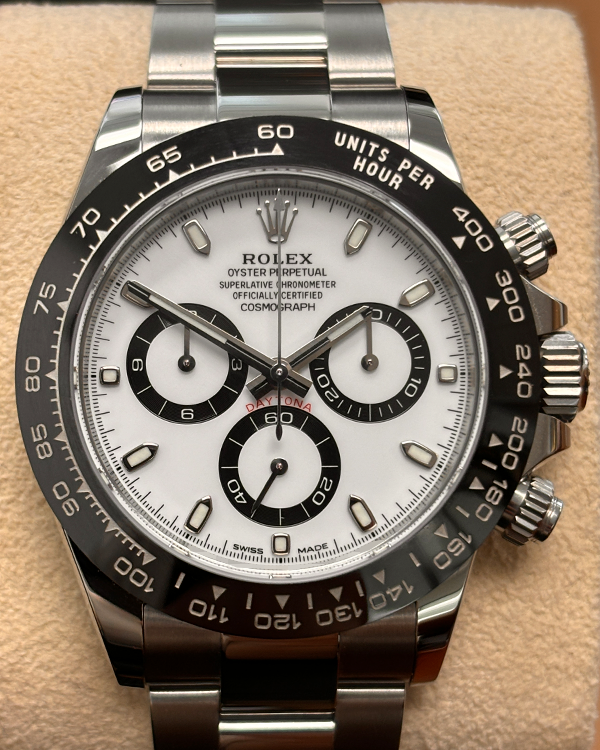 2023 Rolex Cosmograph Daytona "Panda" 40MM White Dial Oyster Bracelet (116500LN)