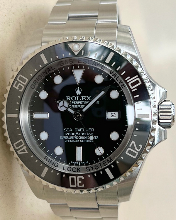 Rolex Sea-Dweller Deepsea 44MM Black Dial Steel Bracelet (116660)