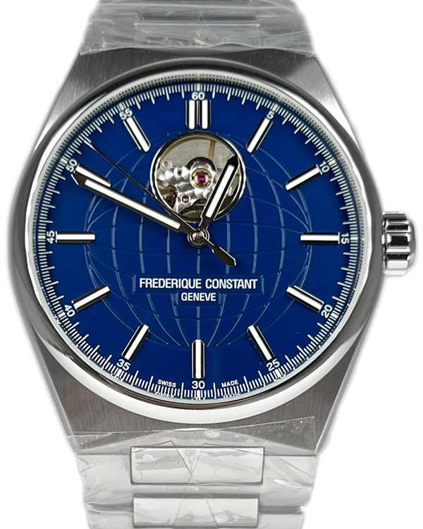 Frederique Constant Highlife 41MM Blue Dial Steel Bracelet (FC-310N4NH6B)