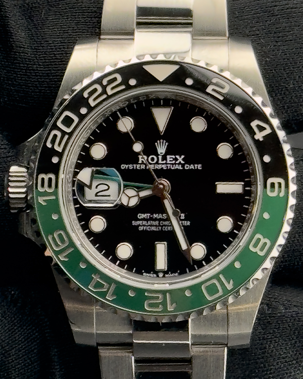 2023 Rolex GMT-Master II "Sprite" 40MM Black Dial Oyster Bracelet (126720VTNR)