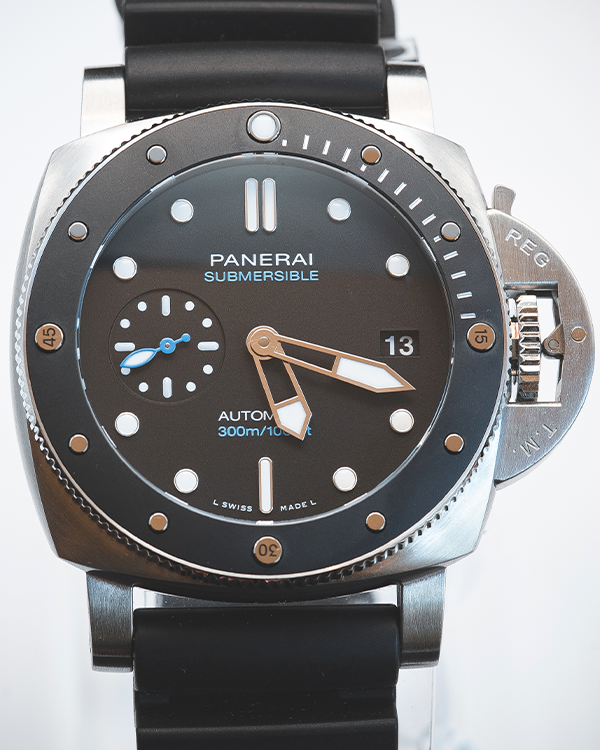 No Reserve - 2022 Panerai Luminor Submersible 42MM Black Dial Rubber Strap (PAM01683)