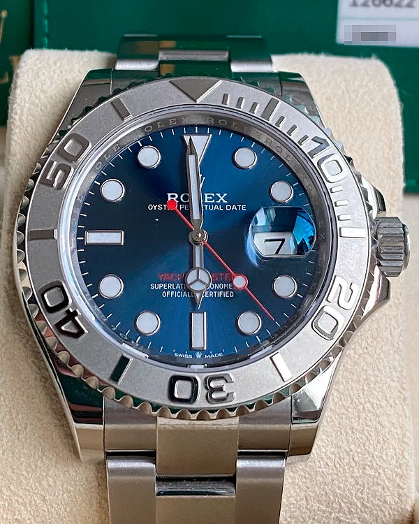 2020 Rolex Yacht-Master 40MM Blue Dial Oyster Bracelet (126622)