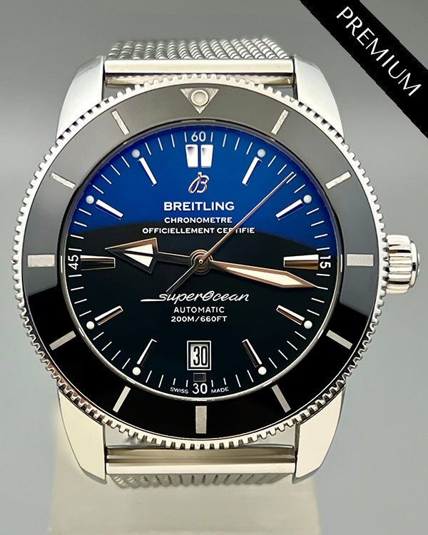 No Reserve - 2018 Breitling Superocean Heritage 46MM Black Dial Steel Bracelet (AB2020121B1A1)