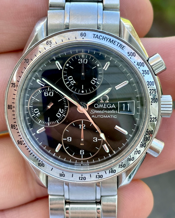 Omega Speedmaster Date 39MM Black Dial Steel Bracelet (3513.50.00)