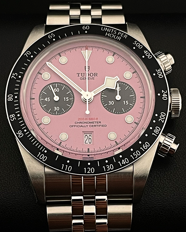 2024 Tudor Black Bay Chrono 41MM Pink Dial Steel Bracelet (79360N)