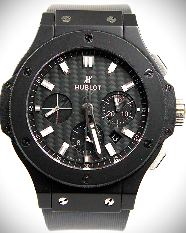 2015 Hublot Big Bang "Black Magic" 44MM Black Dial Rubber Strap (301.CI.1770.GR)