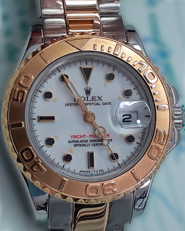 1998 Rolex Yacht-Master 29MM White Dial Two-Tone Bracelet (69623)