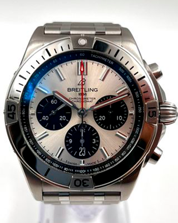 Breitling Chronomat 42MM Steel Silver Dial (AB0134)