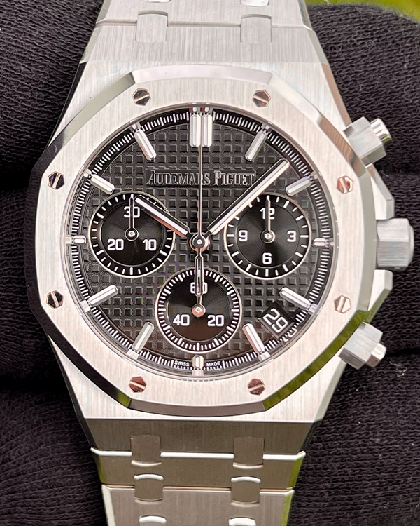 2023 Audemars Piguet Royal Oak Chronograph 41MM Steel Black Dial (26240ST)