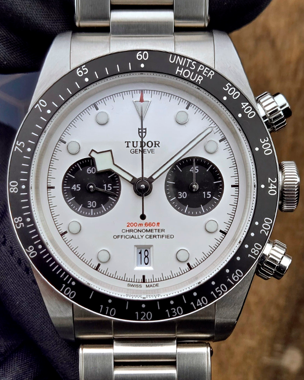 2023 Tudor Black Bay Chrono "Panda" 41MM White Dial Steel Bracelet (79360N)