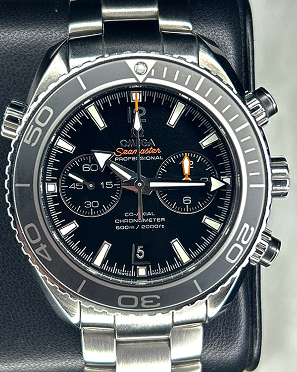 2012 Omega Seamaster Planet Ocean 600M 45.5MM Black Dial Steel Bracelet (232.30.46.51.01.001)