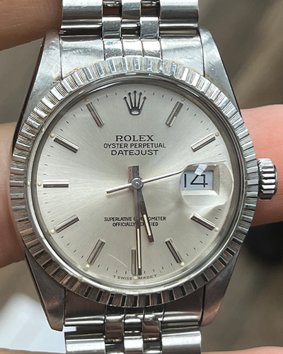 Rolex Datejust 36MM Silver Dial Jubilee Bracelet (16030)