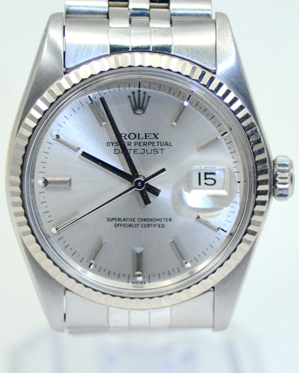 Rolex Datejust 36MM Silver Dial Jubilee Bracelet (16014)