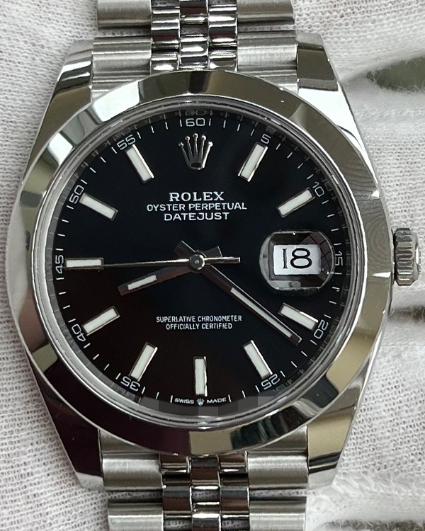 2023 Rolex Datejust 41MM Black Dial Jubilee Bracelet (126300)