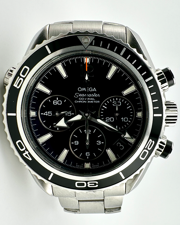 Omega Seamaster Planet Ocean 600M 37.5MM Black Dial Steel Bracelet (222.30.38.50.01.001)