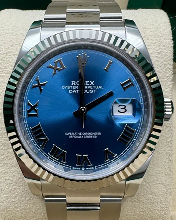 2024 Rolex Datejust 41MM Blue Dial Oyster Bracelet (126334)