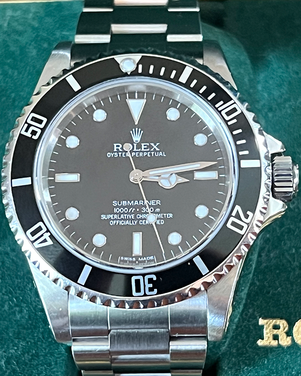 Rolex Submariner 40MM Steel Black Dial (14060)