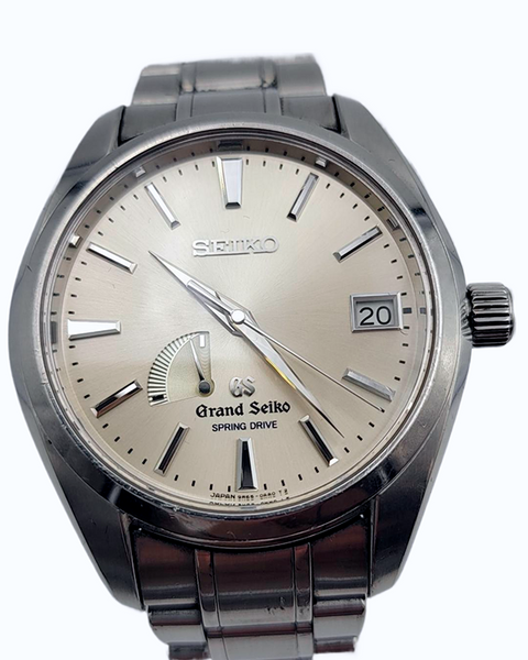 Grand Seiko Spring Drive 40MM Silver Dial Steel Bracelet (SBGA001
