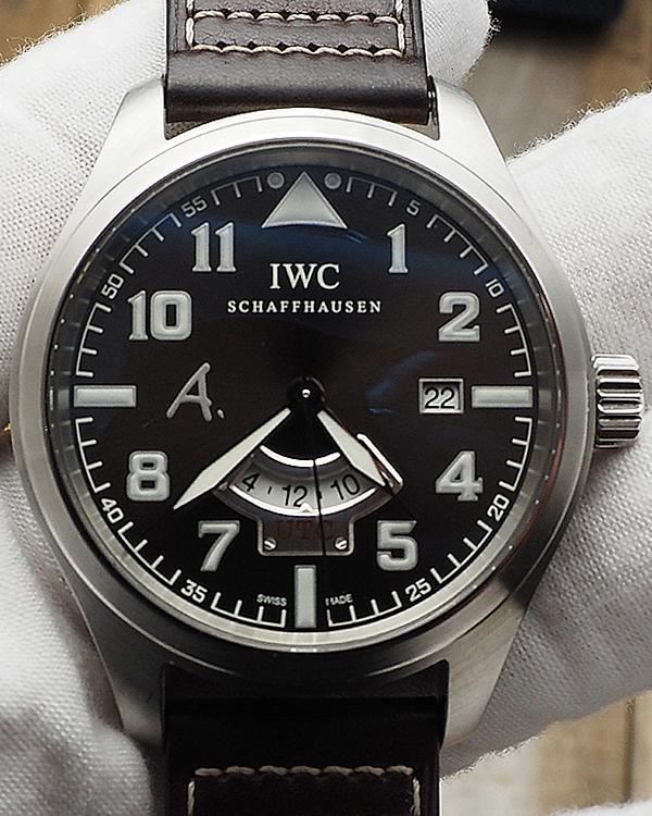 2013 IWC Pilot "Saint Exupery" UTC Limited Edition 44MM Brown Dial Leather Strap (IW326104)