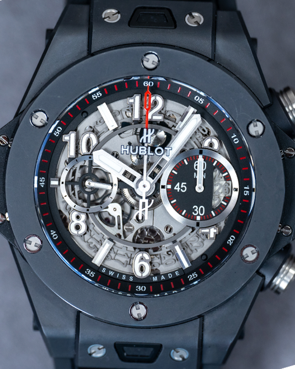 Hublot Big Bang Unico Black Magic Ceramic Black Skeleton Dial (411.CI.1170.RX)