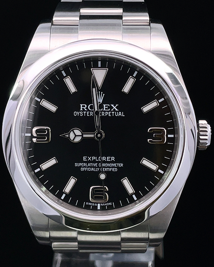 Rolex Explorer 40MM Black Dial Oyster Bracelet (224270)