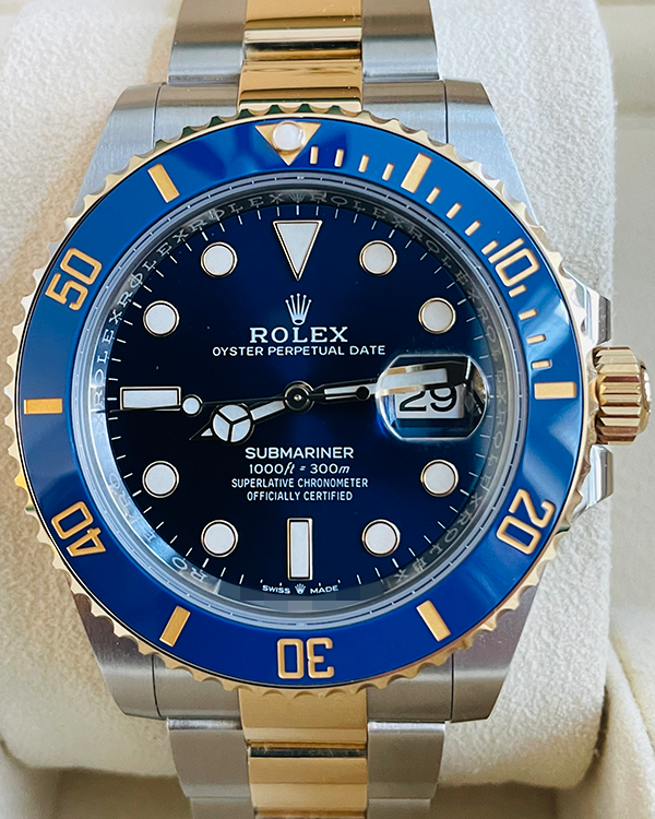 2023 Rolex Submariner Date 41MM Blue Dial Two-Tone Bracelet (126613LB)