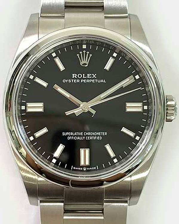 2023 Rolex Oyster Perpetual 36MM Black Dial Oystersteel Bracelet (126000)