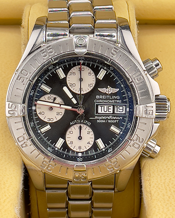 Breitling Superocean Chronograph II 42MM Bracelet Steel Black Dial (A13340)