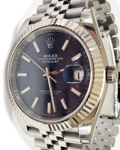 Rolex Datejust 41MM Blue Dial Jubilee Bracelet (126334)