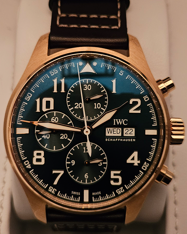 2019 IWC Pilot Chronograph “Le Petit Prince” 43MM Blue Dial Leather Strap (IW377721)