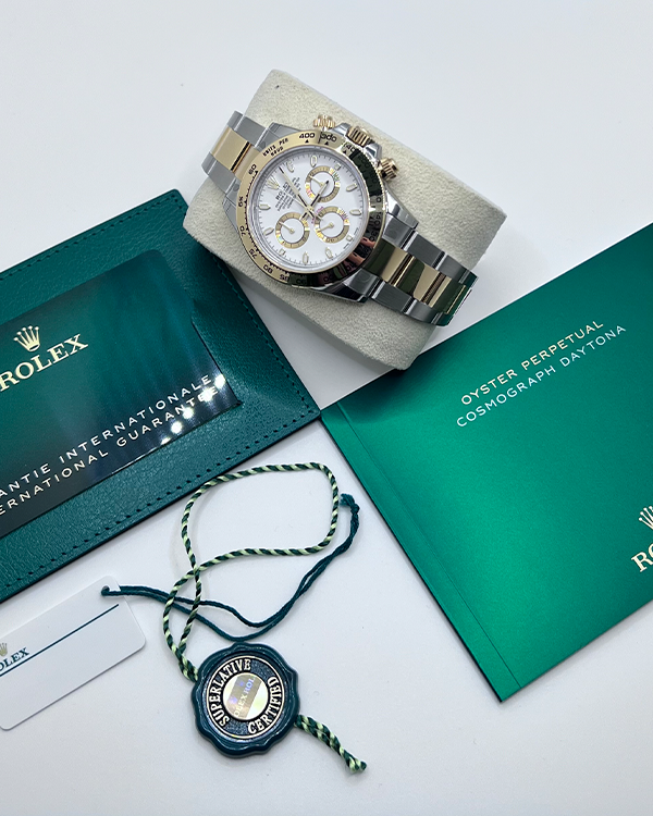 2023 Rolex Cosmograph Daytona 40 Two Tone White Dial (116503 