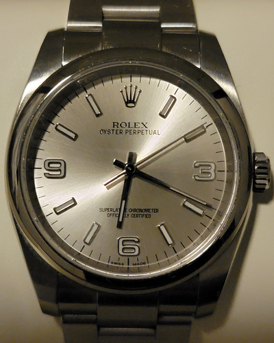 Rolex Oyster Perpetual 36MM Silver Dial Oyster Bracelet (116000)