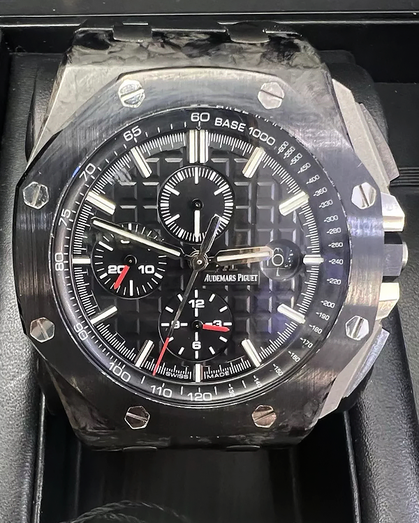 2015 Audemars Piguet Royal Oak Offshore Chronograph 44MM Black Dial Rubber Strap (26400AU.OO.A002CA.01)