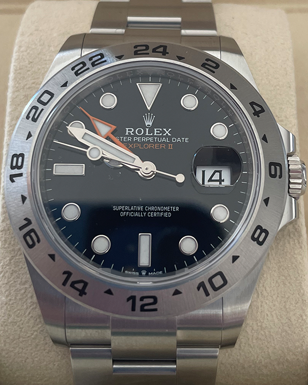 2023 Rolex Explorer II 42MM Black Dial Oyster Bracelet (226570)