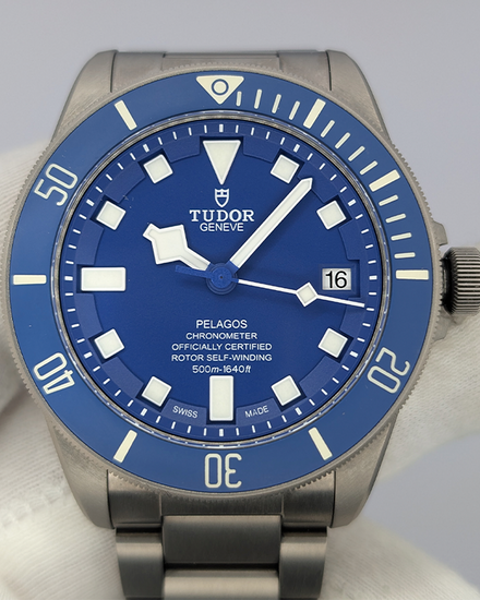 2023 Tudor Pelagos 42MM Blue Dial Titanium Bracelet (M25600TB-0001)
